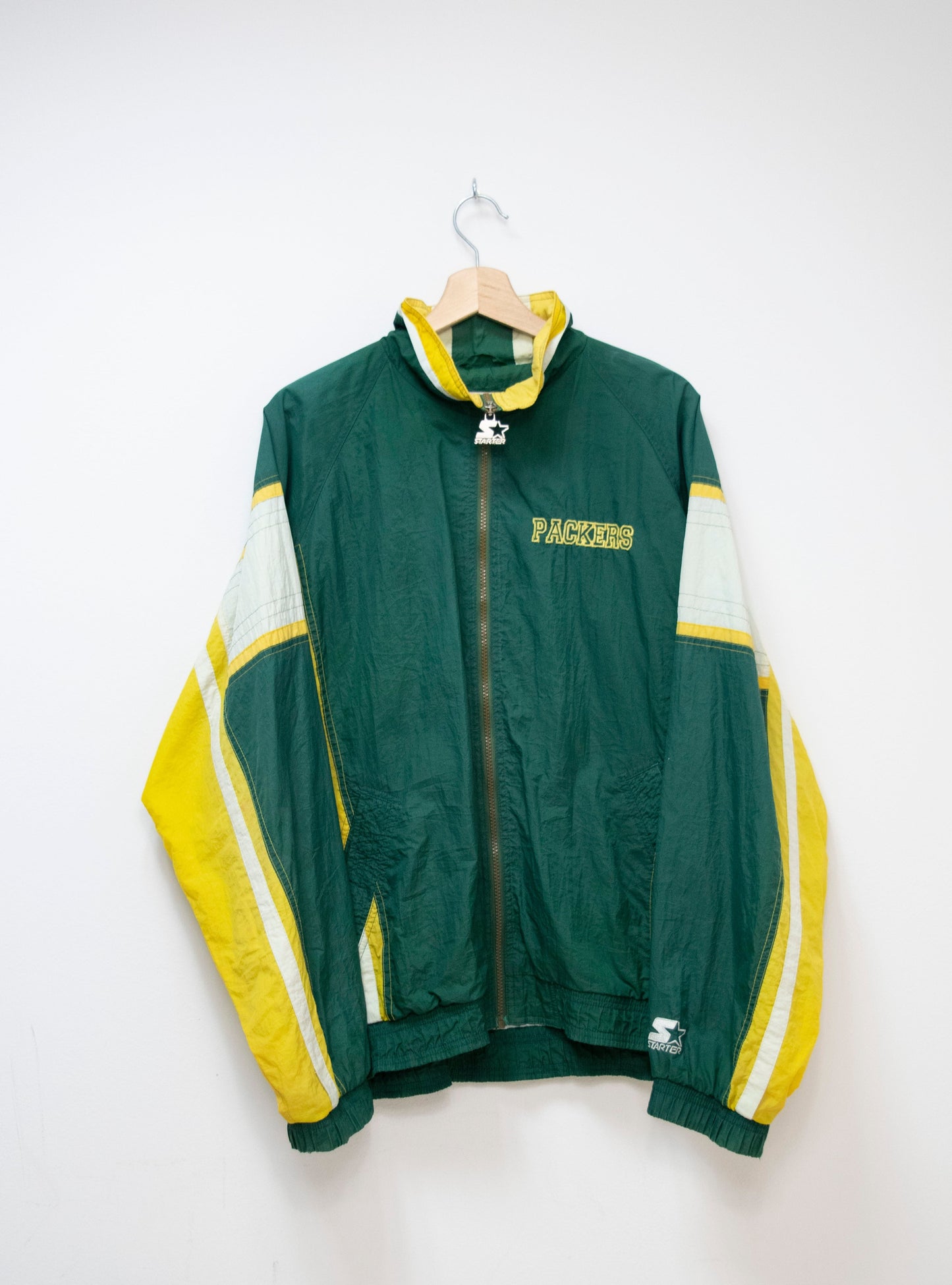 Vintage Starter Green Bay Packers Track-Jacket - L